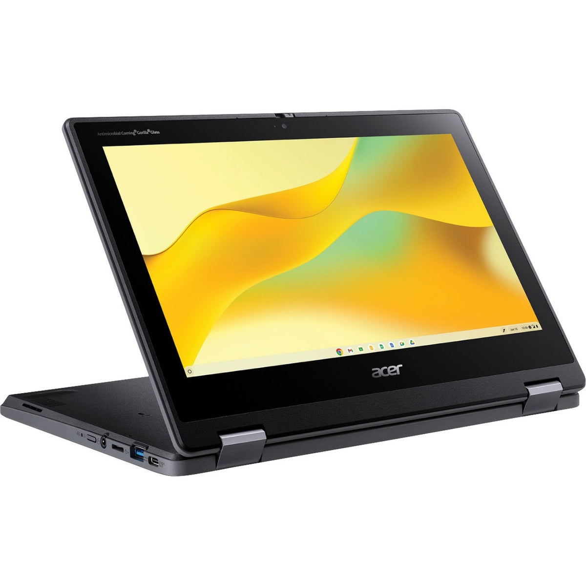 Acer Chromebook Spin 511 R756T R756T-C9PB 11.6" Touchscreen Convertible 2 in 1 Chromebook - HD - 60 Hz - Intel N-Series N100 - 8 GB - 64 GB Flash Memory - English (US) Keyboard - Shale Black - NX.KEAAA.002