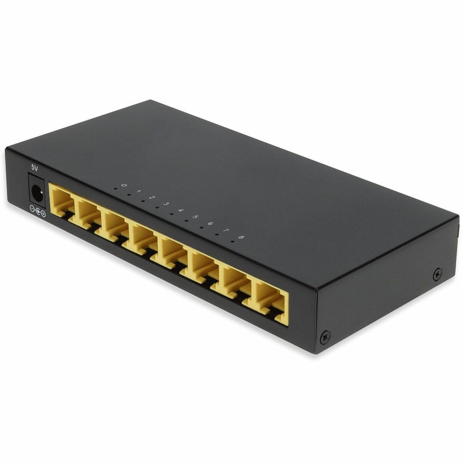 AddOn 8x 10/100/1000Base-TX (RJ-45) 0 to 40C Ethernet Switch - ADD-1000B-8TSW