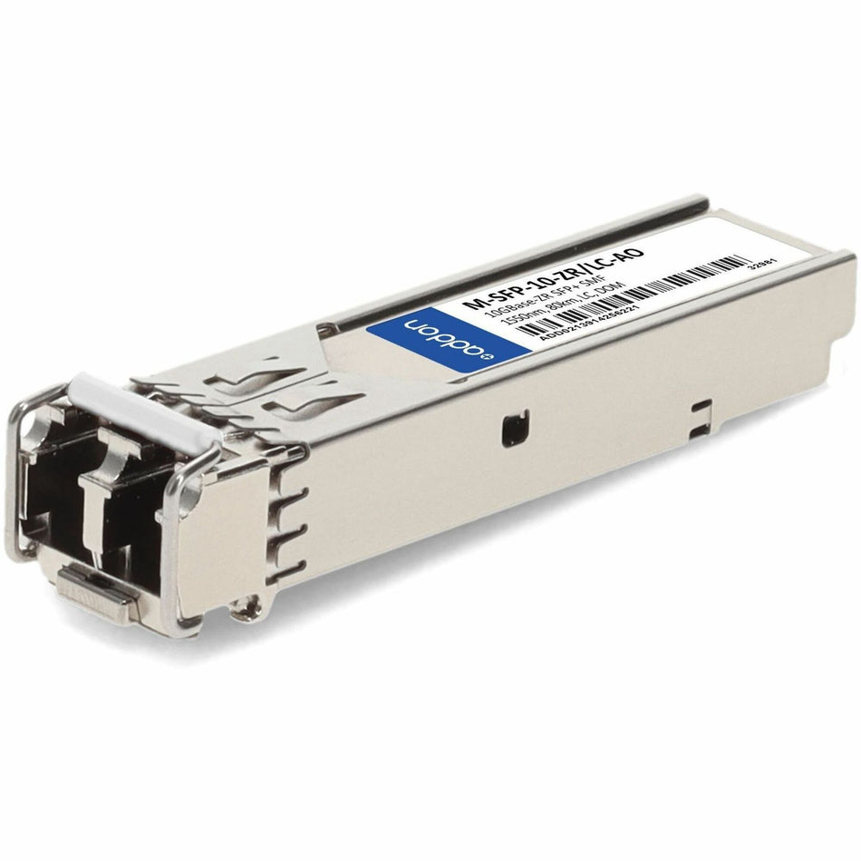 AddOn Hirschmann&reg; Compatible TAA 10GBase-ZR SFP+ Transceiver (SMF, 1550nm, 80km, LC, DOM) - M-SFP-10-ZR/LC-AO