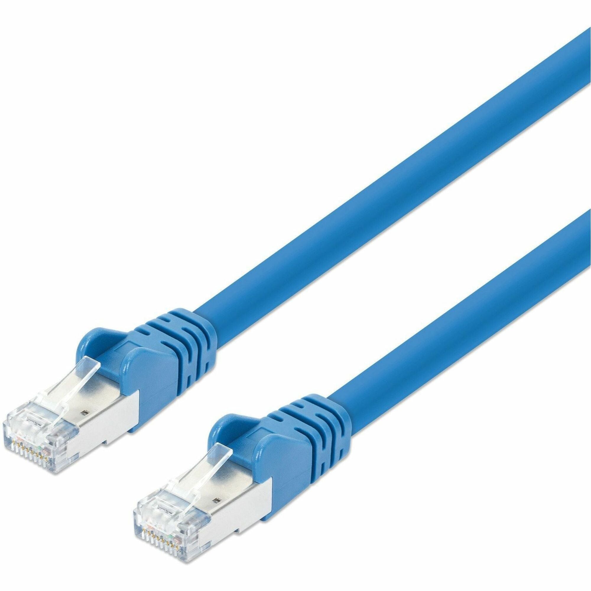 Intellinet Cat8.1 S/FTP Network Patch Cable, 10 ft., Blue - 743006