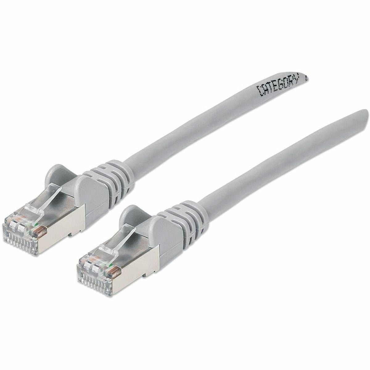 Intellinet Cat6a S/FTP Network Patch Cable, 7 ft., Gray - 743150