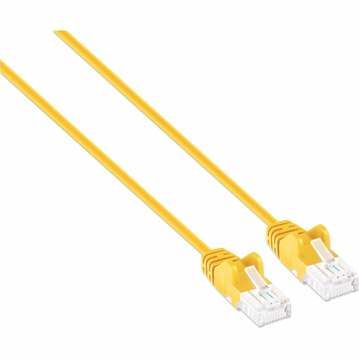 Intellinet Cat6 U/UTP Slim Network Patch Cable, 5 ft., Yellow - 743471