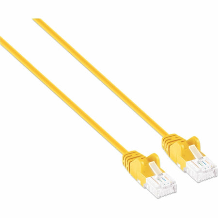 Intellinet Cat6 U/UTP Slim Network Patch Cable, 5 ft., Yellow - 743471