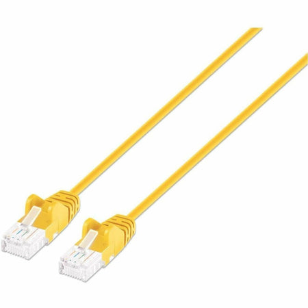 Intellinet Cat6 U/UTP Slim Network Patch Cable, 7 ft., Yellow - 743488
