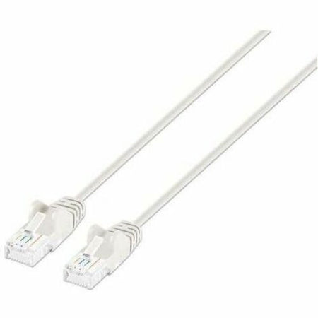 Intellinet Cat6a U/UTP Slim Network Patch Cable, 5 ft., White - 744065