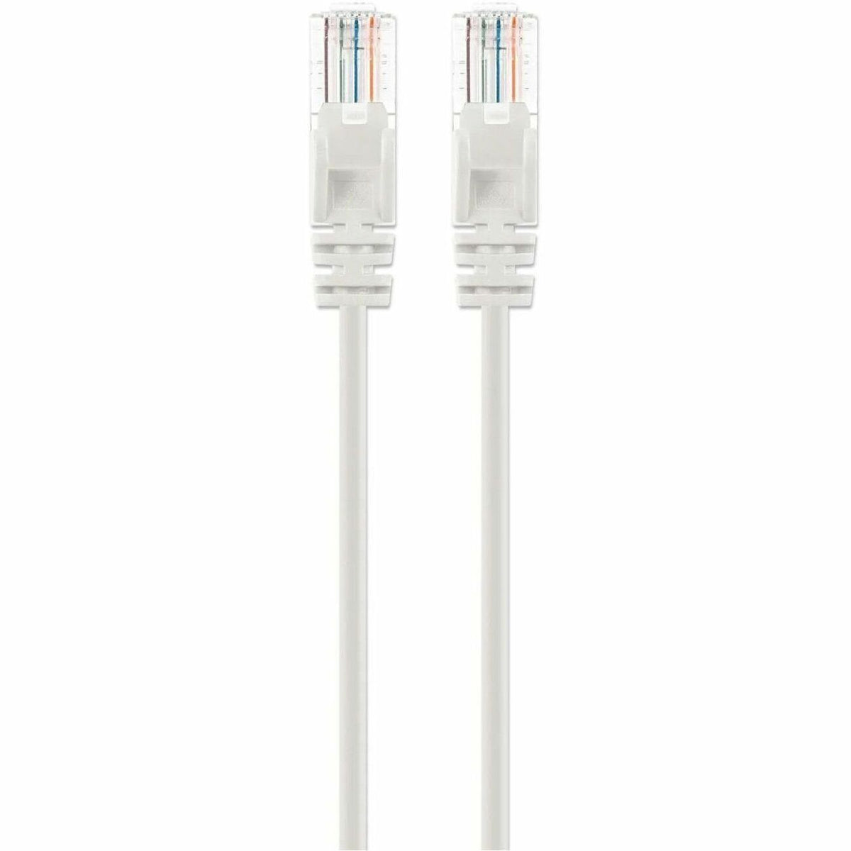 Intellinet Cat6a U/UTP Slim Network Patch Cable, 10 ft., White - 744089