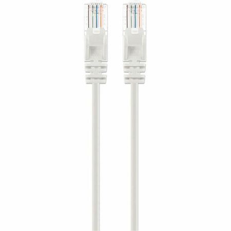 Intellinet Cat6a U/UTP Slim Network Patch Cable, 10 ft., White - 744089