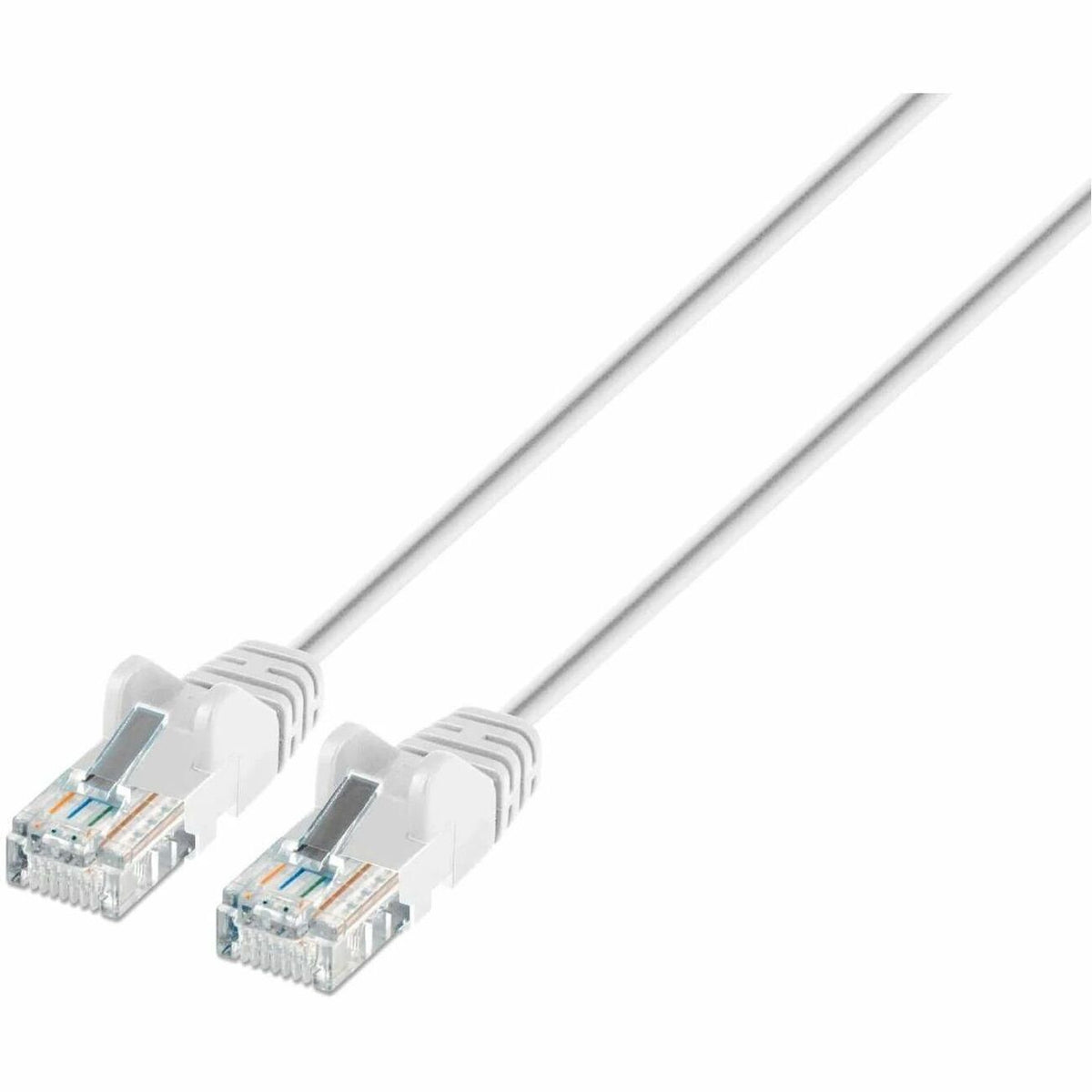 Intellinet Cat6 U/UTP Slim Network Patch Cable, 7 ft., White - 751537