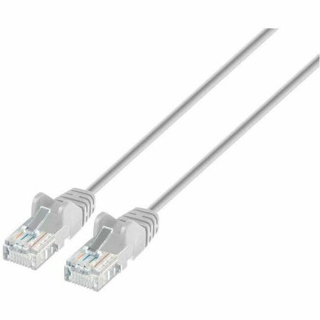 Intellinet Cat6 U/UTP Slim Network Patch Cable, 1 ft., Gray - 751568