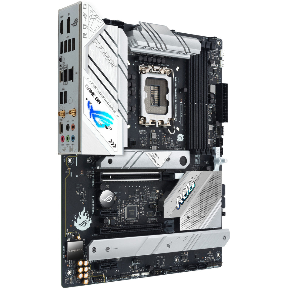 Asus ROG Strix B760-A GAMING WIFI D4 Gaming Desktop Motherboard - Intel B760 Chipset - Socket LGA-1700 - ATX - ROG STRIX B760-A GAMING WIFI D4