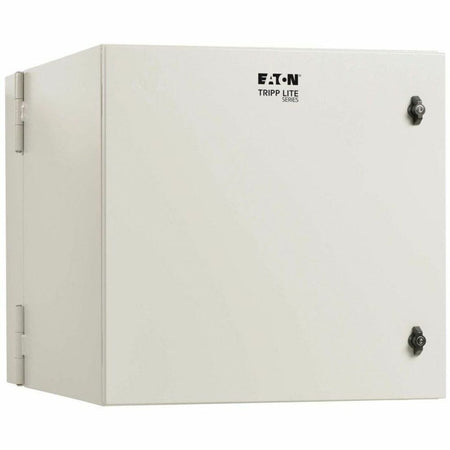 Eaton Tripp Lite Series SmartRack Industrial Enclosure with Lock - NEMA 4, Wall Mount, Metal Construction, Hinged Back, 32 in. Depth, 12U, Gray - SRN4G12USDP