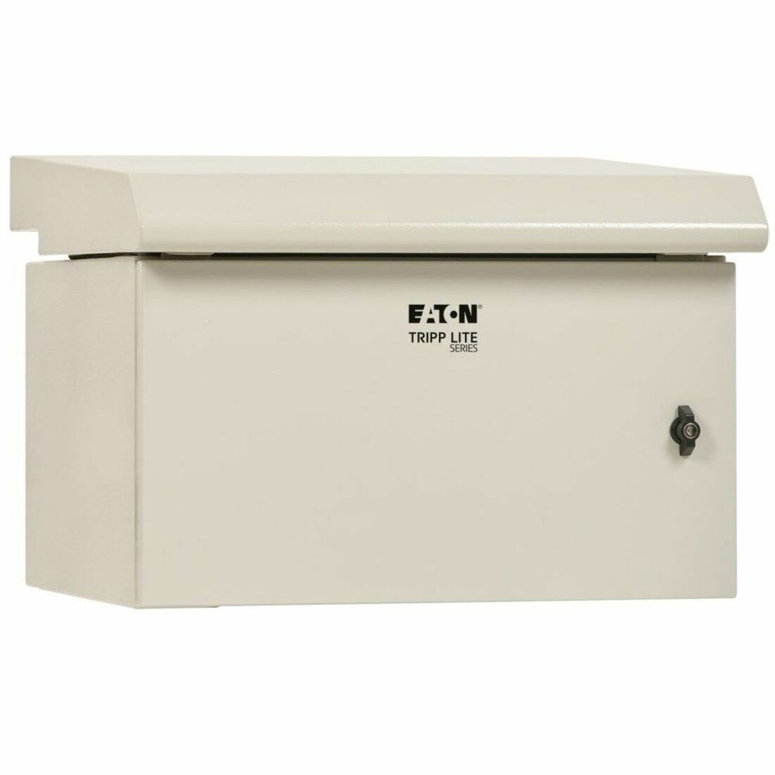Eaton Tripp Lite Series SmartRack Industrial Enclosure - NEMA 3R, Wall Mount, Metal, Locking, Hinged Back, Fan With Thermal Switch, 28 in. Depth, 9U, Gray - SRN3RG9US