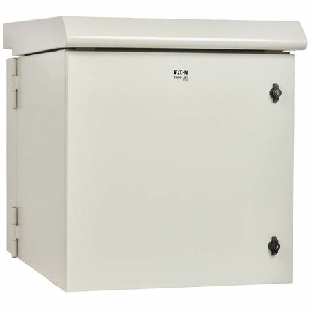 Eaton Tripp Lite Series SmartRack Industrial Enclosure - NEMA 3R, Wall Mount, Metal, Locking, Hinged Back, Fan With Thermal Switch, 28 in. Depth, 12U, Gray - SRN3RG12US