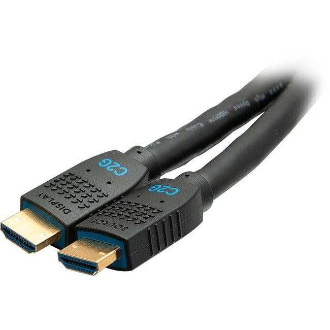 C2G 15ft Performance Series Ultra Flexible High Speed HDMI Cable w Ethernet - In-Wall CMG Rated - 4K 60Hz - M/M - Black - C2G10380