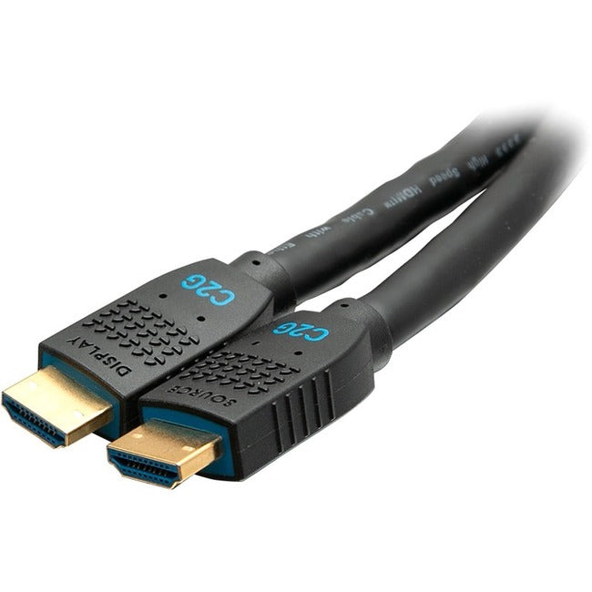C2G 50ft Performance Series Ultra Flexible High Speed HDMI Cable w Ethernet - In-Wall CMG Rated - 4K 60Hz - M/M - Black - C2G10384