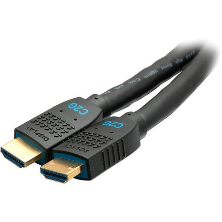 C2G 50ft Performance Series Ultra Flexible High Speed HDMI Cable w Ethernet - In-Wall CMG Rated - 4K 60Hz - M/M - Black - C2G10384