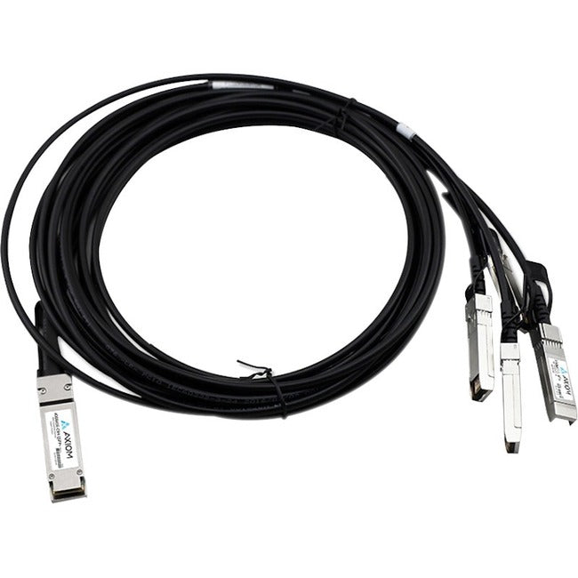 Axiom 100GBASE-CR4 QSFP28 to 4 SFP28 Passive DAC Dell Compatible 2m - 470-ABQF-AX