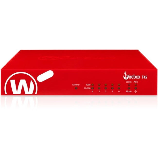 WatchGuard Firebox T45-PoE Network Security/Firewall Appliance - WGT47031-US