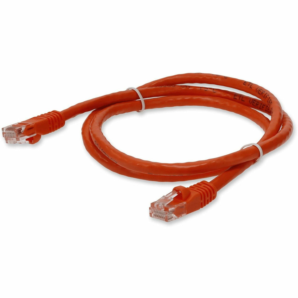 AddOn 5ft Orange CAT 6 PVC Ethernet Cable Snagless Easy Clear Boot TAA RJ-45 M/M - ADD-5FCAT6-OE-TAA