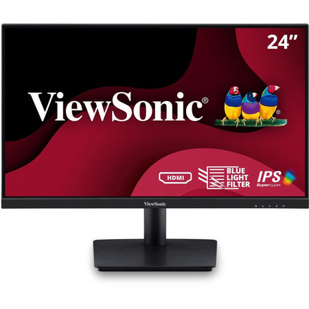 ViewSonic VA2409M 24 Inch Monitor 1080p IPS Panel with Adaptive Sync, Thin Bezels, HDMI, VGA, and Eye Care - VA2409M