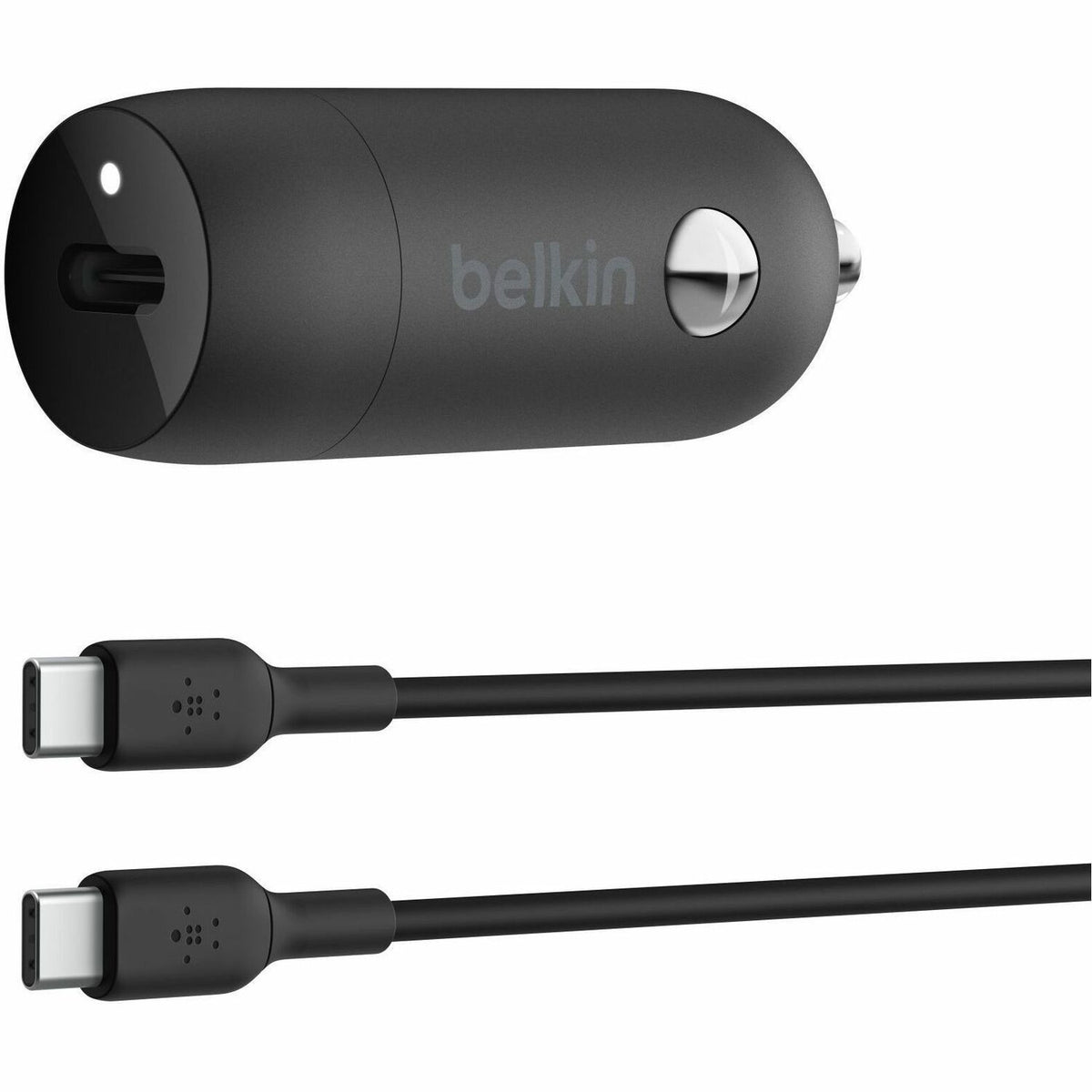 Belkin BoostCharge 30W USB-C Car Charger, Black - CCA004BT1MBK-B6