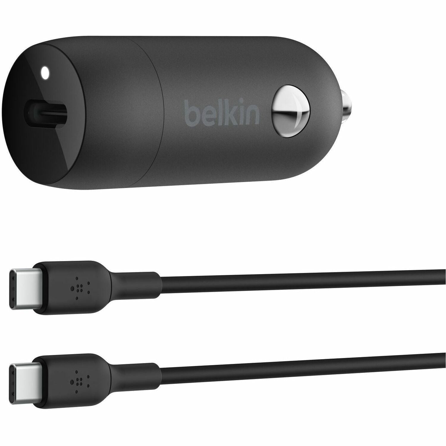 Belkin BoostCharge 30W USB-C Car Charger, Black - CCA004BT1MBK-B6