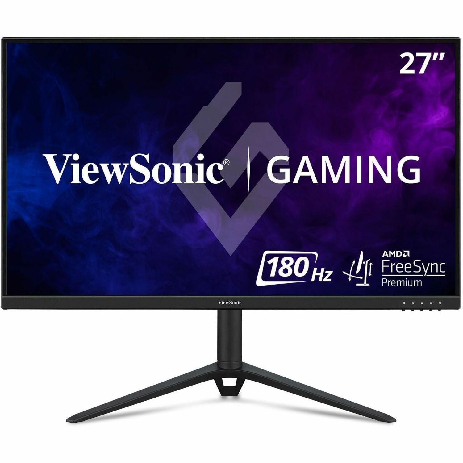 ViewSonic VX2728J 27 Inch Gaming Monitor 180hz 0.5ms 1080p IPS with FreeSync Premium, Advanced Ergonomics, HDMI, and DisplayPort - VX2728J