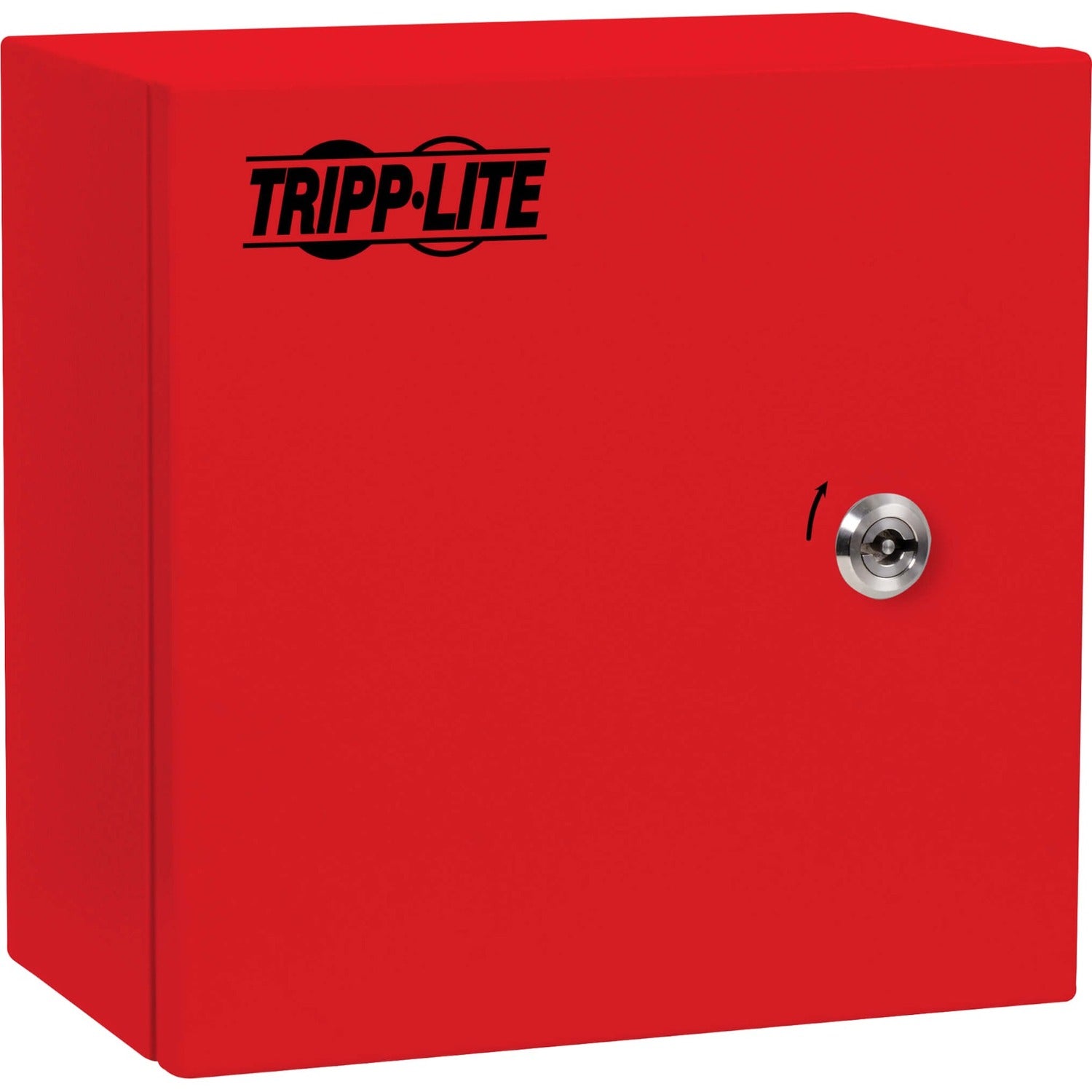 Tripp Lite by Eaton SmartRack Outdoor Industrial Enclosure with Lock - NEMA 4, Surface Mount, Metal Construction, 10 x 10 x 6 in., Red - SRIN410106R