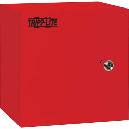 Tripp Lite by Eaton SmartRack Outdoor Industrial Enclosure with Lock - NEMA 4, Surface Mount, Metal Construction, 12 x 12 x 10 in., Red - SRIN4121210R