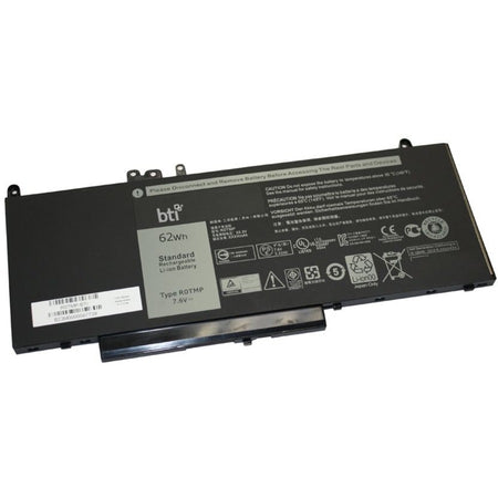 BTI R0TMP-BTI 7.6V 62WHR LI-ION BATTERY CN-0FDX0T, FDX0T, R0TMP, WTG3T LATITUDE E5450, E5550 - R0TMP-BTI