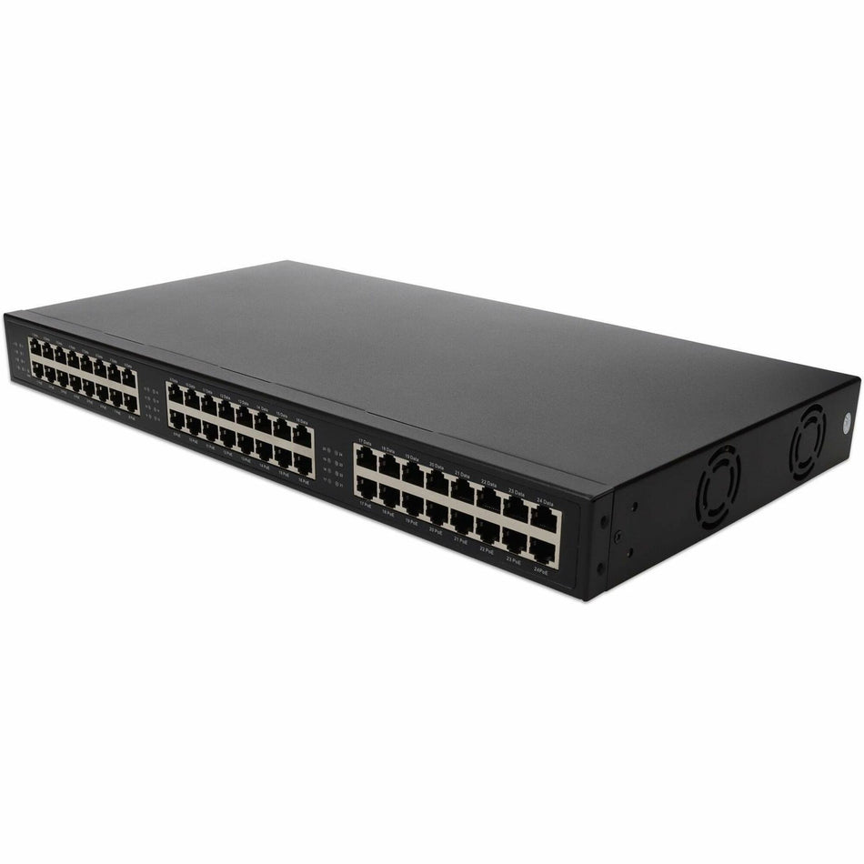 AddOn 24 Port 10/100/1000 POE Power Injector (IEEE802.3af 48vdc 30W max/port) - ADD-GPOEIN24-48V350W