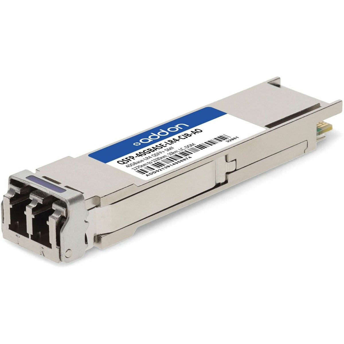 AddOn Cisco&reg;, Juniper Networks&reg;, and Brocade&reg; Compatible TAA Compliant 40GBase-LR4 QSFP+ Transceiver (SMF, 1270nm to 1330nm, 10km, LC, DOM) - QSFP-40GBASE-LR4-CJB-AO