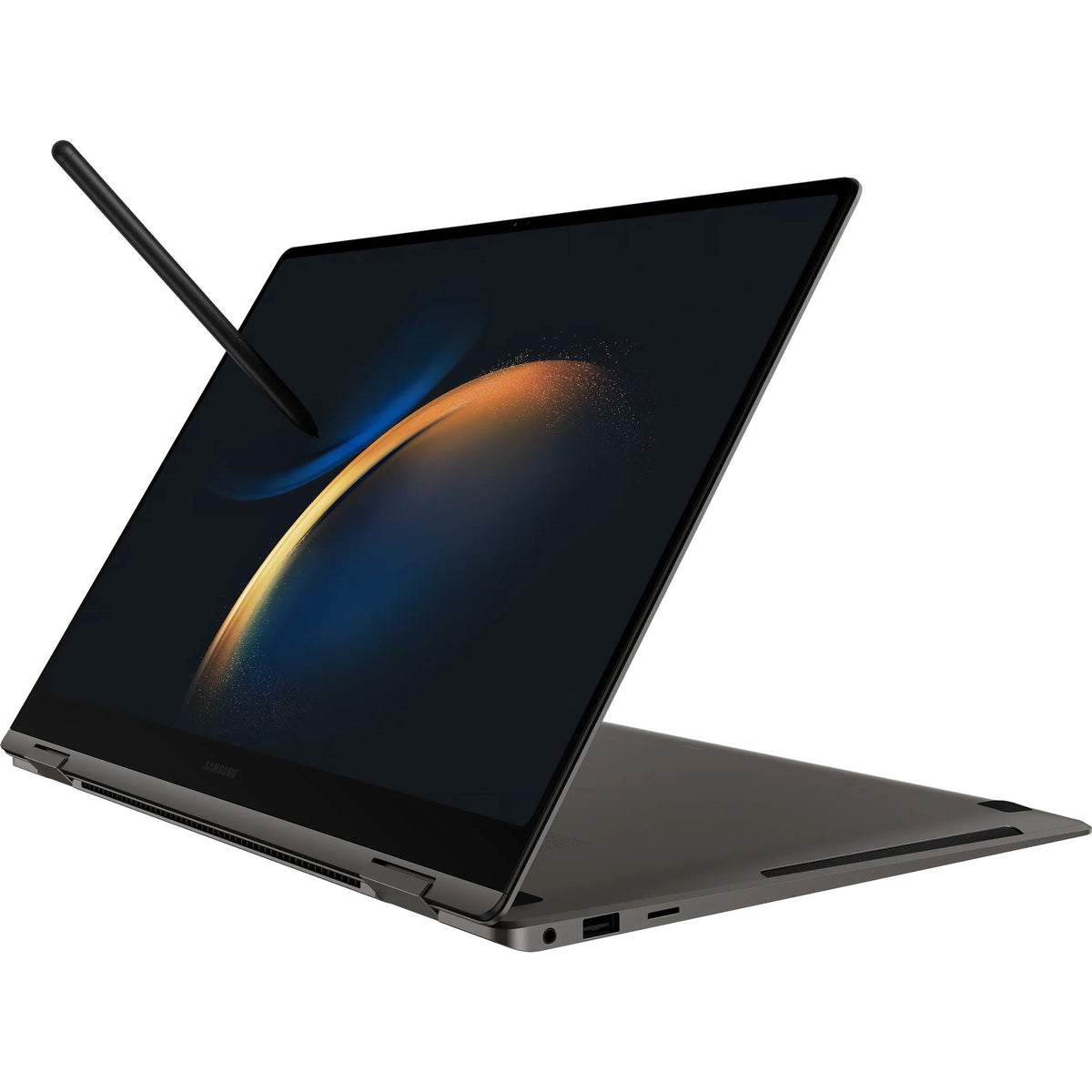 Samsung Galaxy Book3 Pro 360 NP964QFG-KA1US 16" Touchscreen Convertible 2 in 1 Notebook - 3K - 2880 x 1800 - Intel Core i7 13th Gen i7-1360P 2.20 GHz - Intel Evo Platform - 16 GB Total RAM - 16 GB On-board Memory - 1 TB SSD - Graphite - NP964QFG-KA1US