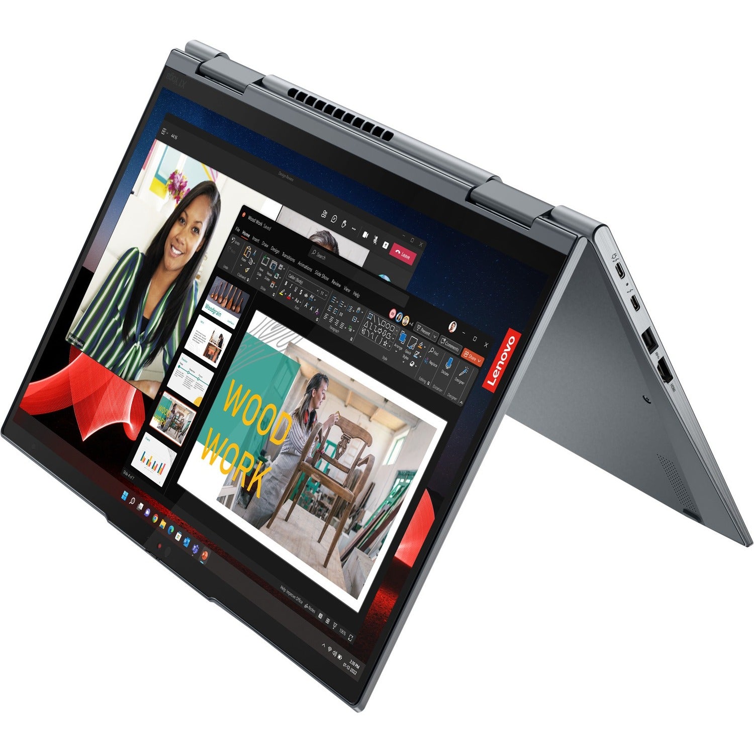 Lenovo ThinkPad X1 Yoga Gen 8 21HQ0007US 14" Touchscreen Convertible 2 in 1 Notebook - WUXGA - Intel Core i7 13th Gen i7-1355U - Intel Evo Platform - 16 GB - 512 GB SSD - English Keyboard - Storm Gray - 21HQ0007US