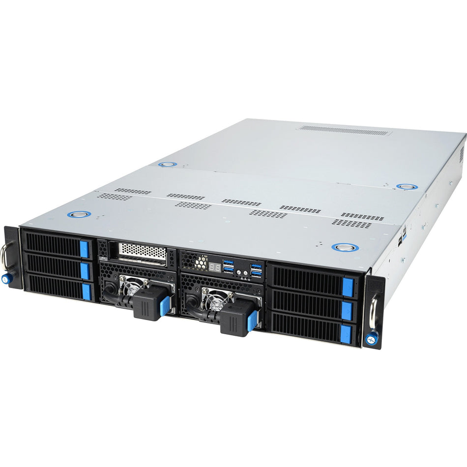 Asus Barebone System - 2U Rack-mountable - Socket SP5 LGA-6096 - 1 x Processor Support - AMD - ESC4000A-E12-26WGP