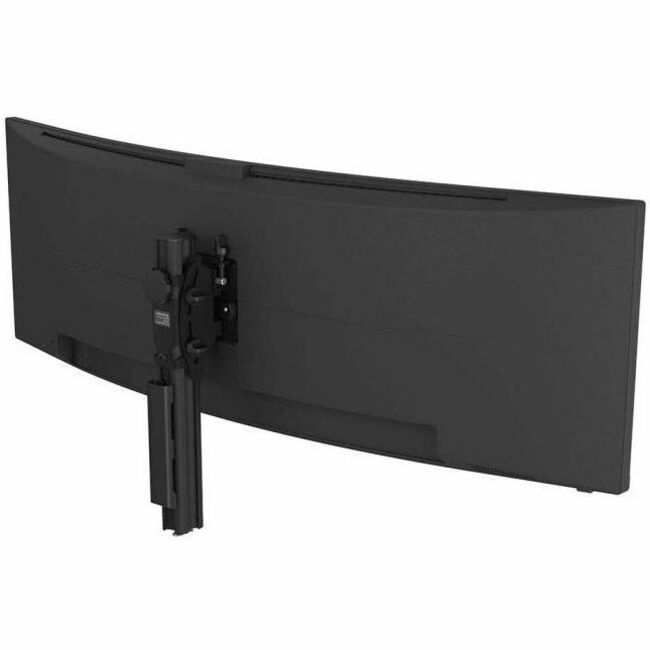 Atdec Desk Mount for Curved Screen Display, Monitor, Flat Panel Display - Black - Horizontal/Vertical - AWMS-BT40-H-B