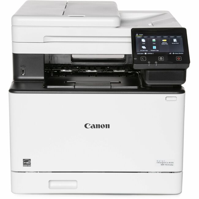 Canon imageCLASS MF751Cdw Wireless Laser Multifunction Printer - Color - White - 5455C015