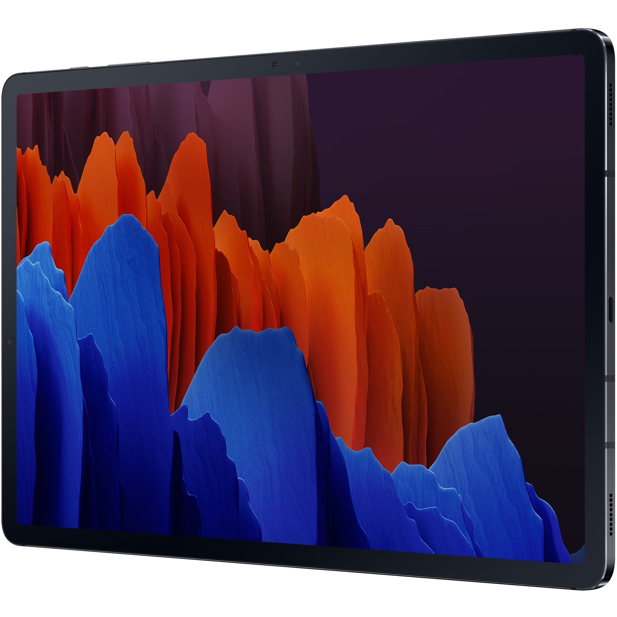 Samsung-IMSourcing Galaxy Tab S7+ SM-T970 Tablet - 12.4" WQXGA+ - Qualcomm SM8250 Snapdragon 865 5G+ (7 nm+) Octa-core - 8 GB - 512 GB Storage - Mystic Black - SM-T970NZKFXAR