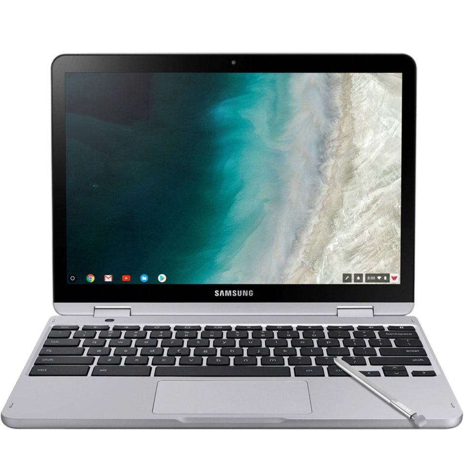 Samsung-IMSourcing Chromebook Plus V2 XE520QAB-K01 12.2" Touchscreen Convertible 2 in 1 Chromebook - WUXGA - Intel Celeron 3965Y - 4 GB - 32 GB Flash Memory - Light Titan - XE520QAB-K01US