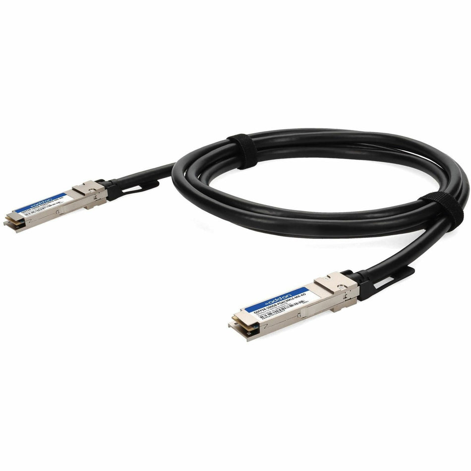 AddOn Mellanox&reg; Compatible TAA 100GBase-CU QSFP28 to QSFP28 Direct Attach Cable (Passive Twinax, 3m, Infiniband EDR, 26AWG, LSZH) - QSFP28-100GB-PDAC3MLZ-MX-AO