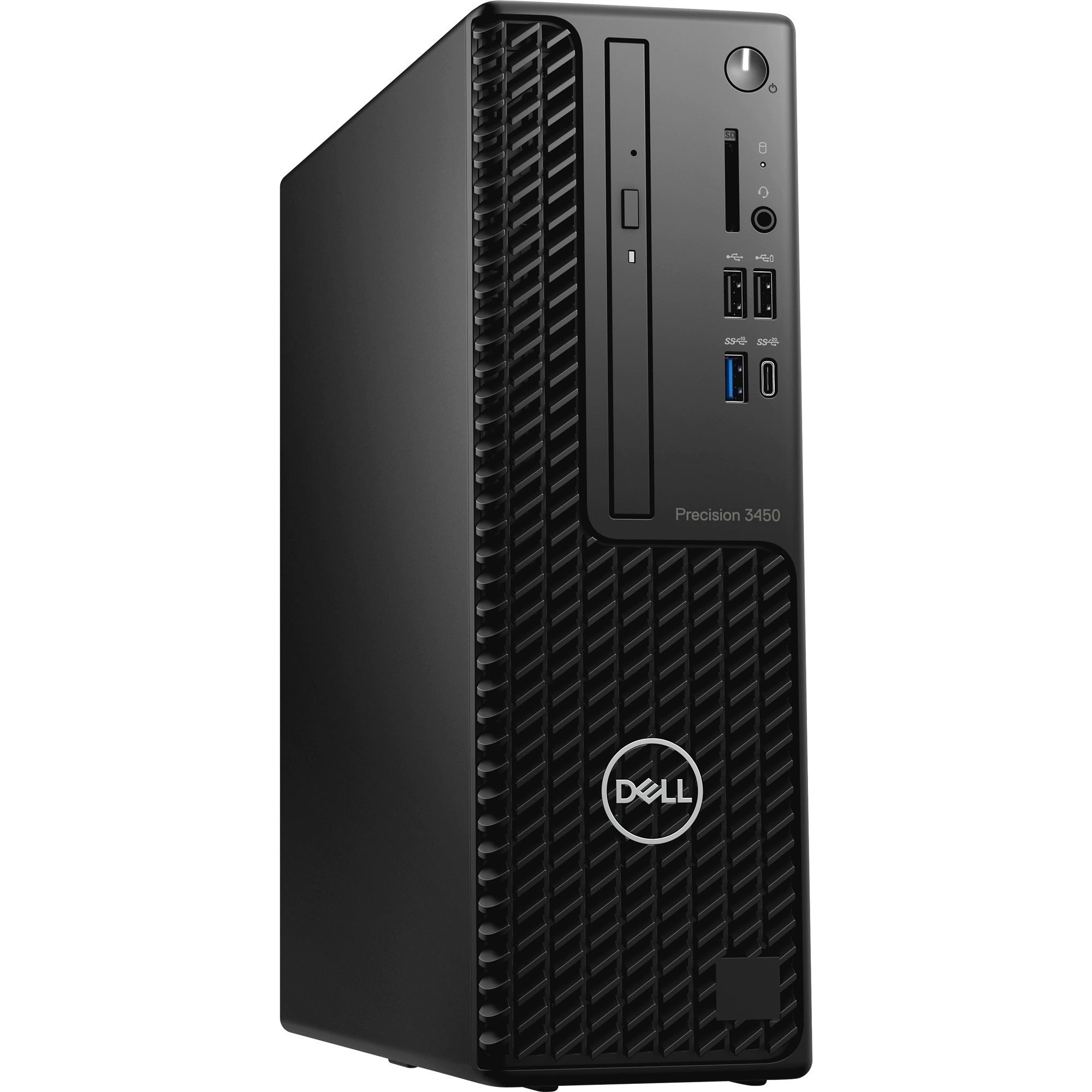 Dell-IMSourcing Precision 3000 3450 Workstation - Intel Core i7 10th Gen i7-10700 - vPro Technology - 16 GB - 512 GB SSD - Small Form Factor - Black - 858X7