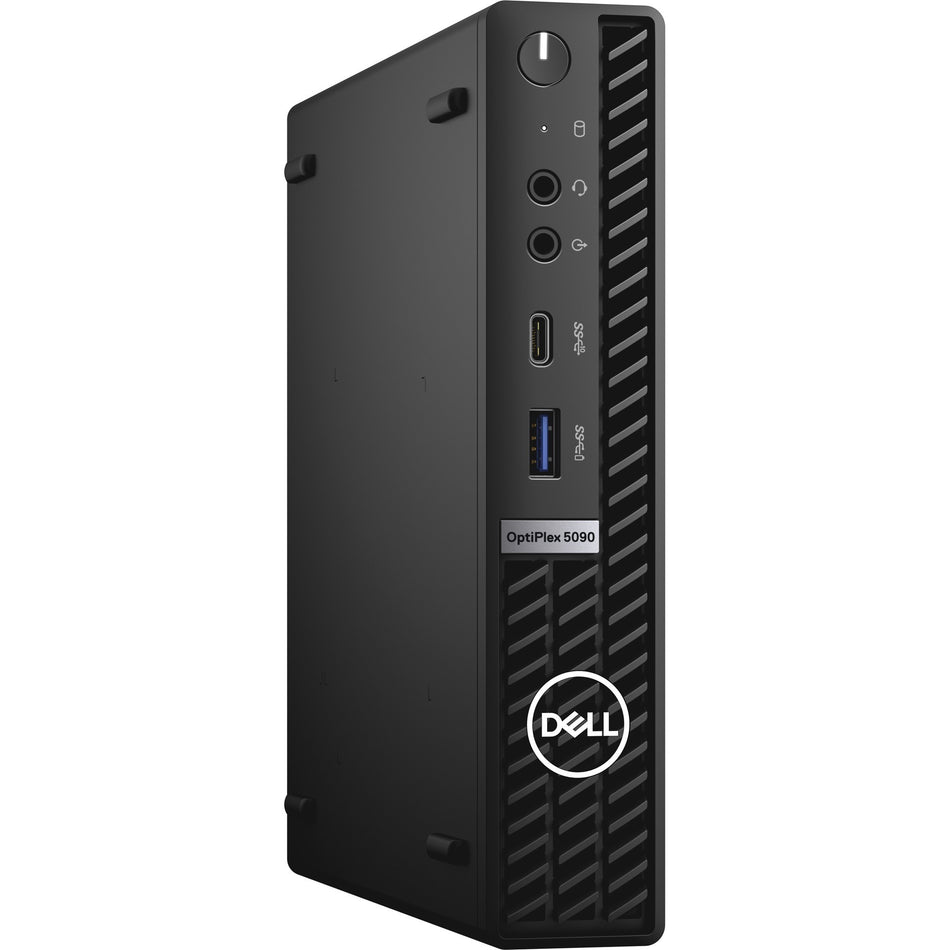 Dell-IMSourcing OptiPlex 5000 5090 Desktop Computer - Intel Core i5 10th Gen i5-10500T - 8 GB - 128 GB SSD - Micro PC - Black - R8JMX