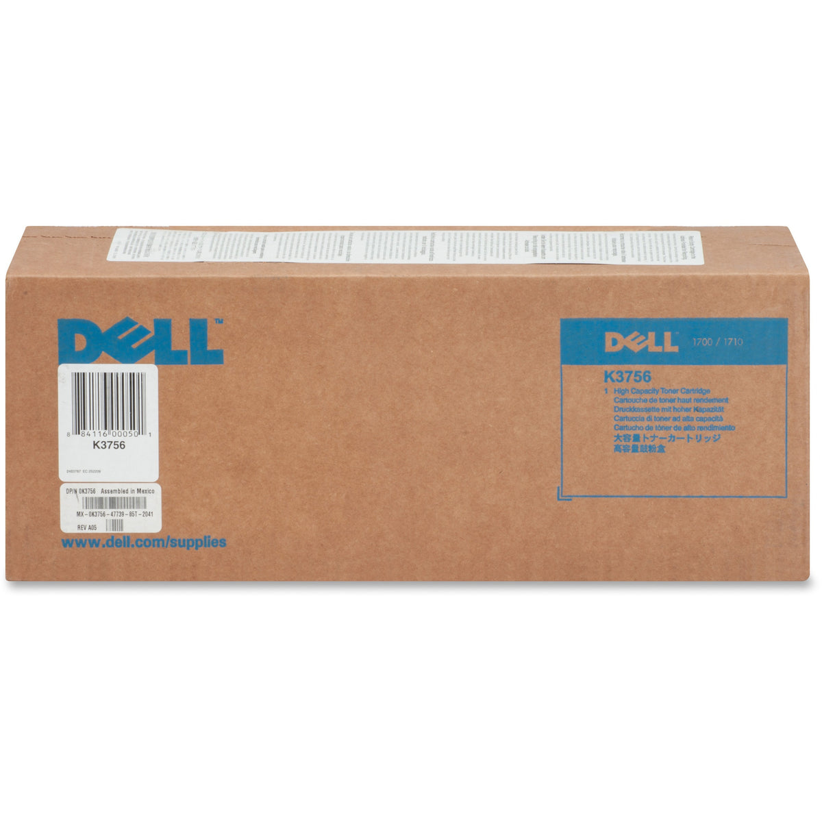 Dell-IMSourcing Original High Yield Laser Toner Cartridge - Black - 1 Each - K3756