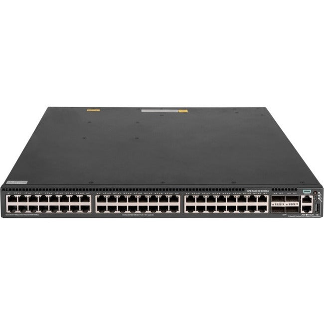 HPE FlexNetwork 5600HI 48P 100M/1G/2.5G/5G/10GBase-T PoE8 4QSFP+ 1 Slot Switch - S0S35A