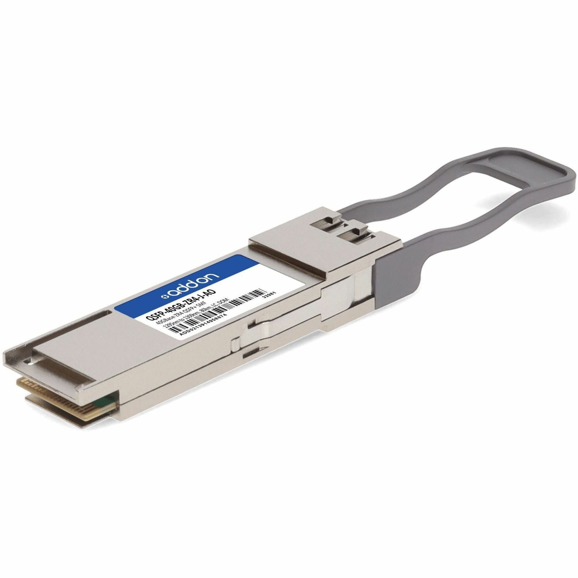 AddOn Juniper Networks&reg; Compatible TAA 40GBase-ZR4 QSFP+ Transceiver (SMF, 1295nm to 1309nm, 80km, LC, DOM) - QSFP-40GB-ZR4-J-AO