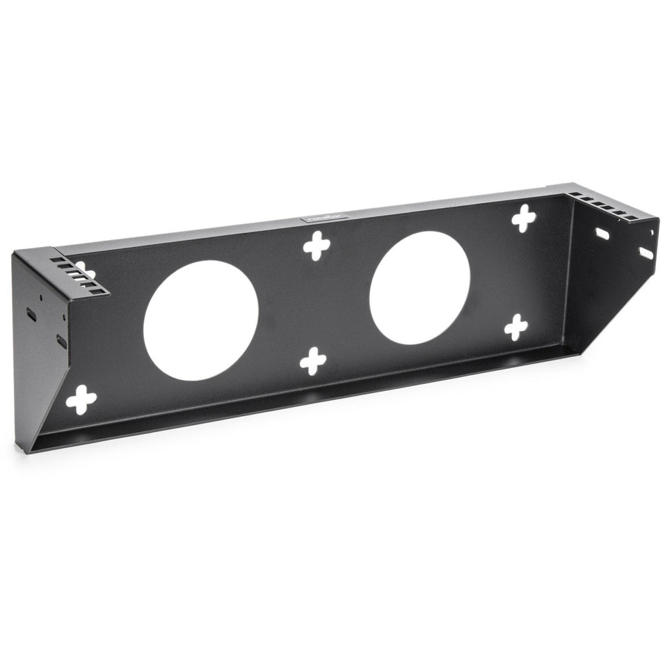 2U 19in Steel Vertical Wall Mount Rack Bracket - Y10E031-B1