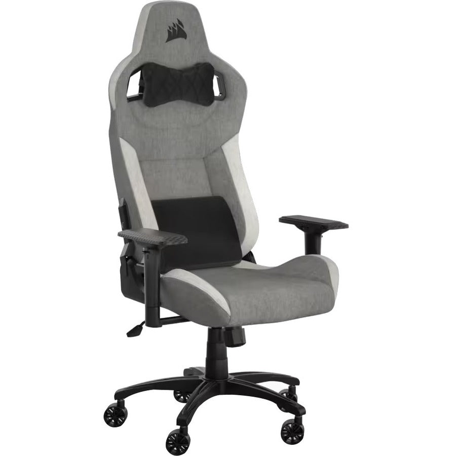 Corsair T3 RUSH Fabric Gaming Chair (2023) - Grey/White - CF-9010058-WW