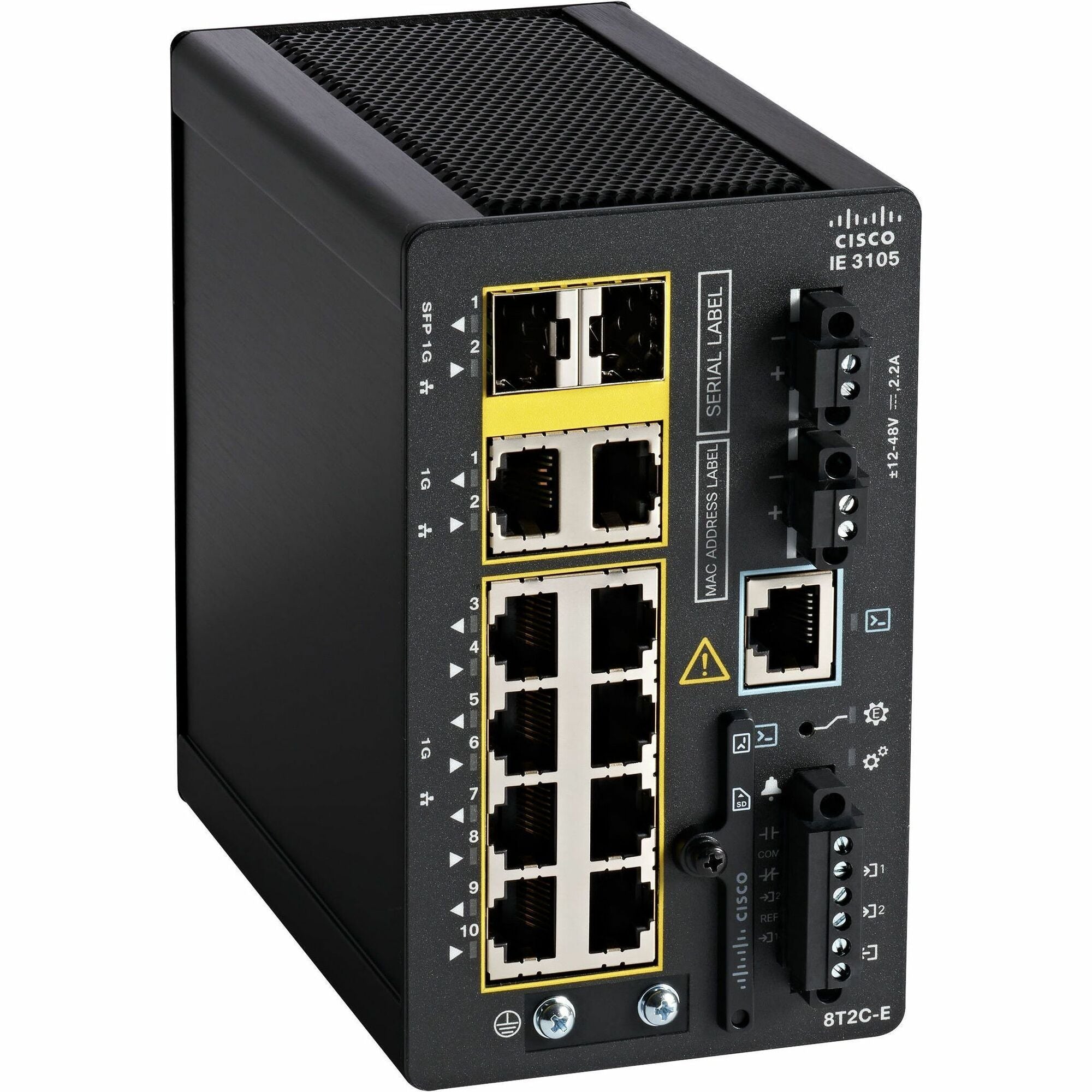 Cisco Catalyst IE3100 Rugged Ethernet Switch - IE-3105-8T2C-E