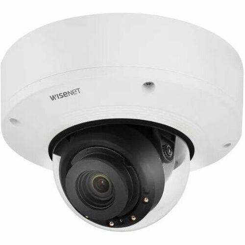 Wisenet PNV-A6081R 2 Megapixel Outdoor Full HD Network Camera - Color - Dome - White - TAA Compliant - PNV-A6081R/KAP