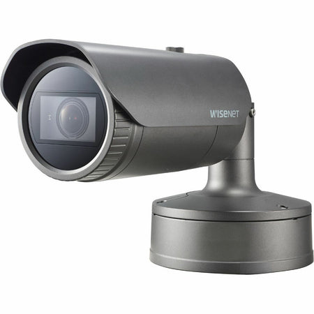 Wisenet XNO-8082R 6 Megapixel Network Camera - Color - Bullet - Dark Gray - TAA Compliant - XNO-8082R/KAP